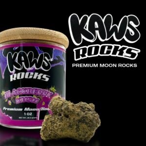 KAWS Rocks Snow Caps Edition premium moon rocks