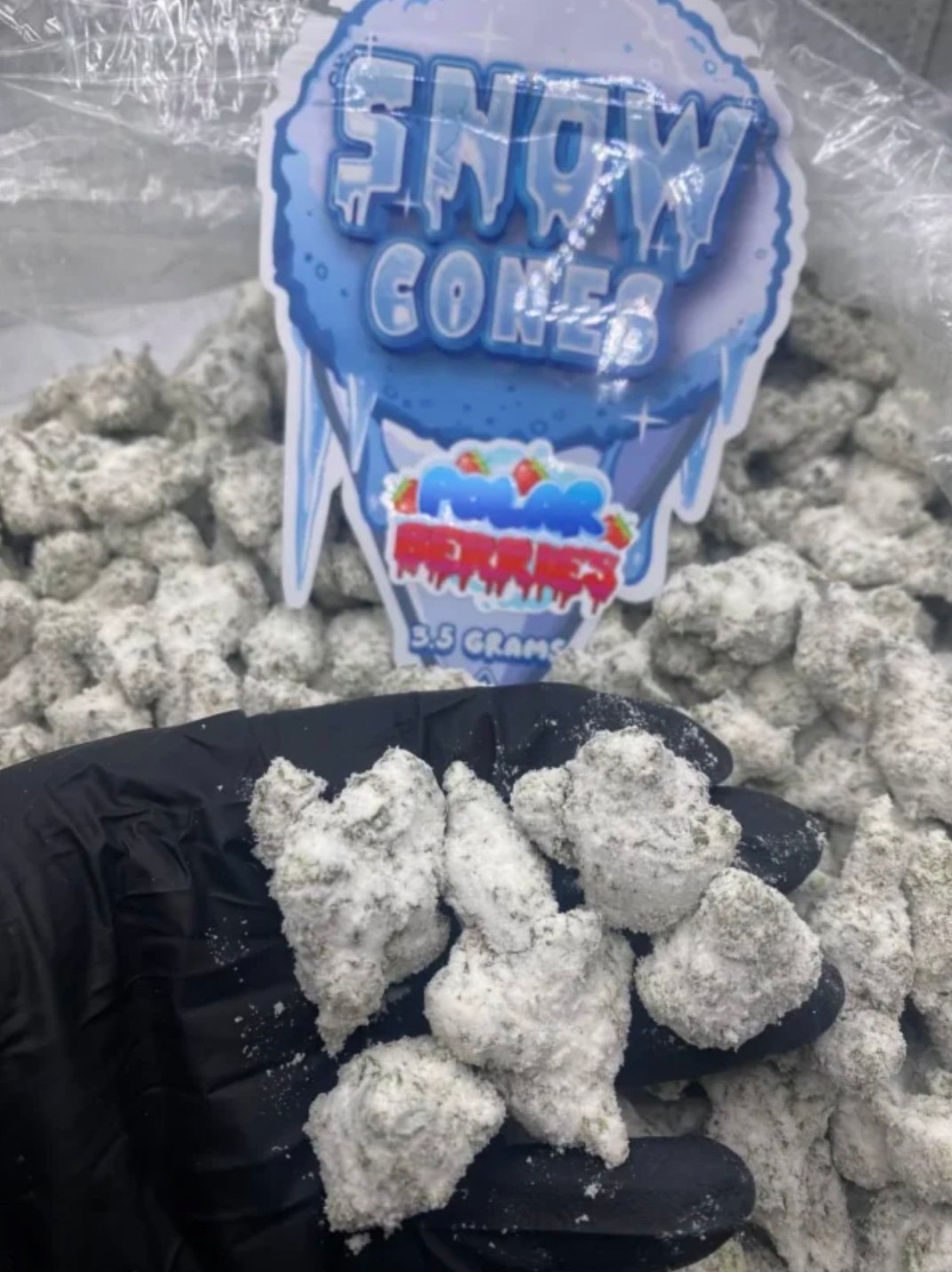 Snowcaps Weed Snow Cones Weed Polar Berries
