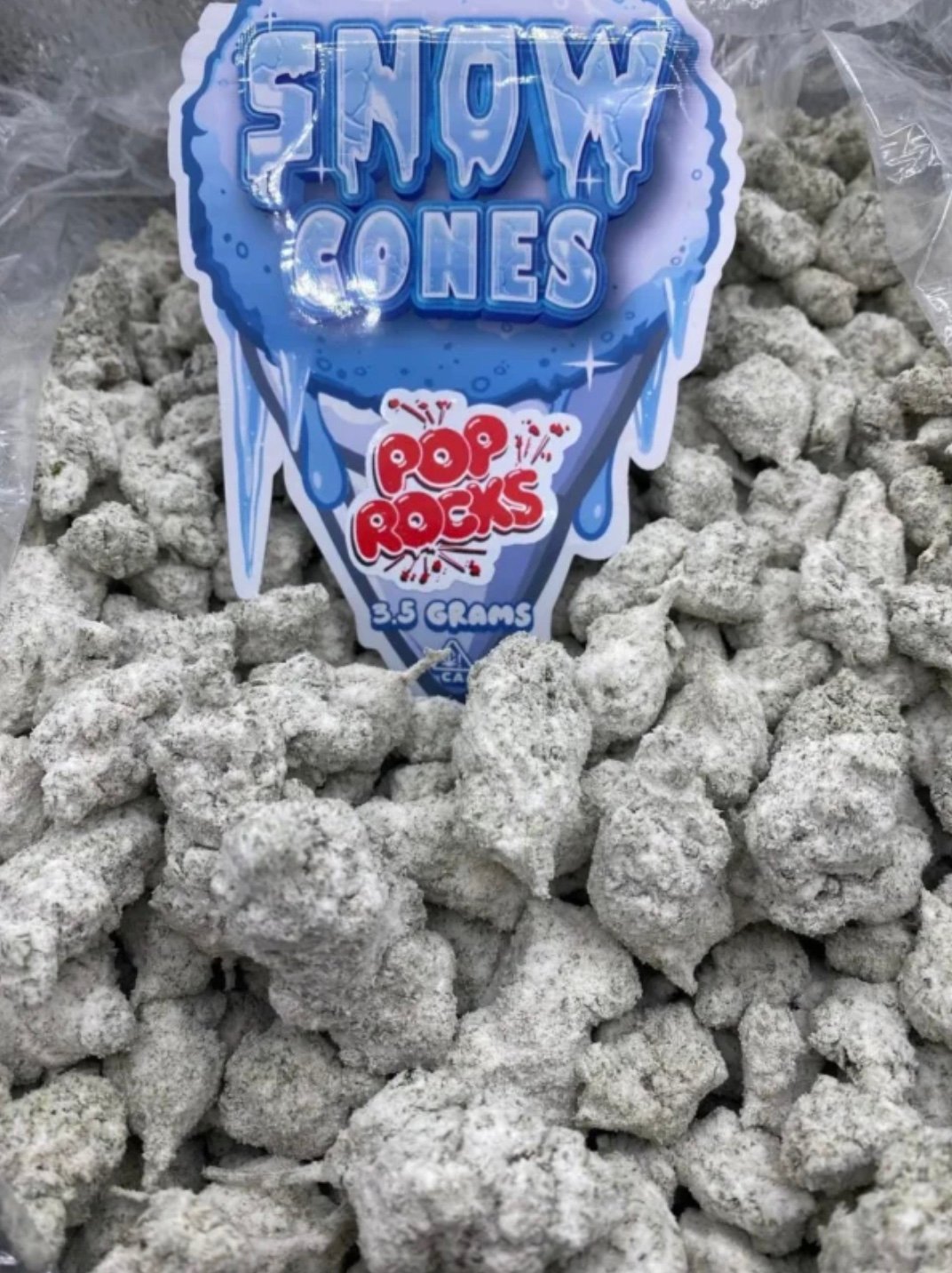 Snowcaps Weed Snow Cones Weed Pop Rocks
