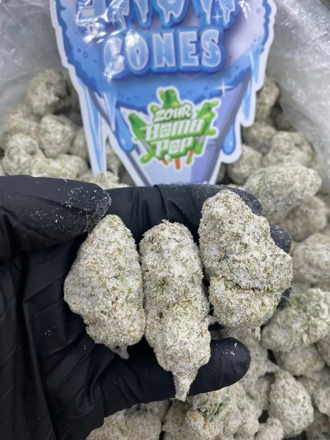 Snowcaps Weed Snow Cones Weed Zour Bomb Pop