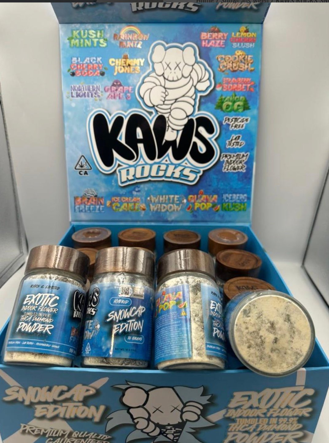 KAWS ROCKS SNOWCAP EDITION